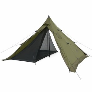 Naturehike公式ショップ ワンポールテント 2.1m 焚き火可 難燃 煙突穴付き スカート ソロ 軽量 簡単設営 コンパクト 1~2人用 通気 防風 