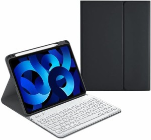 軽量 iPad Air 5世代/4世代 ケース キーボード付 iPad air5/air4/pro11キーボード カバー Pencil 収納 分離式 iPad Air第5世代/第4世代 