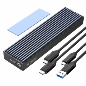 ORICO M.2 SSD 外付けケース M2 SSD ケース NVMe / SATA 両対応 USB3.2 Gen2接続 10Gbps高速転送 UASP対応 アルミケース ssd m.2 ケース 