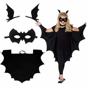 [WISHOW] ハロウィン衣装 コウモリ服 子供用 可愛い ハロウィン コスプレ 子供 蝙蝠 吸血鬼 ハロウィン 衣装 キッズ ドラキュラ コウモリ