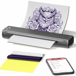 Itari M08F tattoo printer タトゥー用紙10枚付属 モバイルプリンター サーマルプリンタータトゥーマシン タトゥーマシーン 刺青コピー機