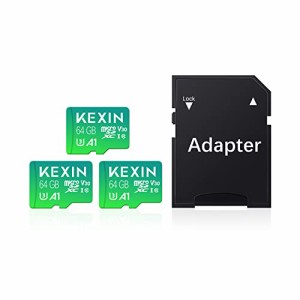 KEXIN MicroSD 64GB 3個セット SDXC UHS-I U3 85MB/s SDカード 64gb Class10 マイクロSDカード 64GB Nintendo Switch 動作確認済 超高速