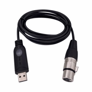 DSD TECH SH-AU20A USB - XLRケーブル Shureなどのダイナミックマイク用 (5.9フィート)