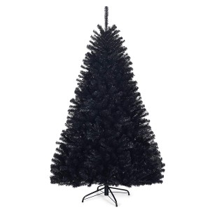 Costway クリスマスツリー 180cm ブラック 1036本枝 ヌードツリー スノータイプ クリスマス飾り インテリア用品 クリスマス 高濃密度 収
