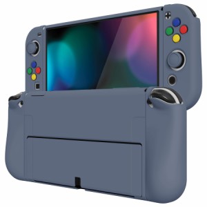 PlayVital ZealProtect Nintendo Switch有機elに対応用ソフト保護シェル、Switch OLEDに対応用フレキシプロテクタージョイコングリップカ
