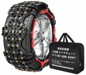 Yaoting タイヤチェーン 非金属 155/65R14 165/65R14 軽自動車 チェーン 車用スノーチェーン 簡単装着 ジャッキアップ不要 低振動 低騒音