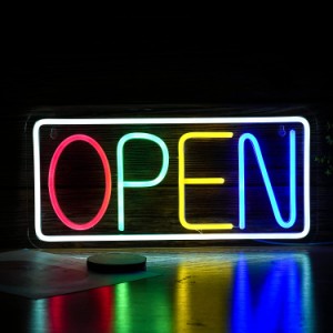 OPENネオンサイン LEDオープン看板 調光可能 openネオンサイン 店舗の装飾 レストラン 喫茶店 居酒屋 バーUSB/スイッチ42cm？20cm 五色