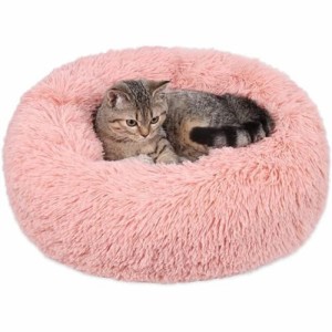 【Amazon 限定ブランド】 ドーナツペットベッド ペットベッド 猫用 小型犬用 ペット用品 ペットクッション ペットマット ペットソファ ラ