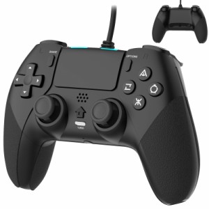 Smatorch PS4 コントローラー 有線 背面ボタン付き【最新改良】プレステ4 ゲームパッド ジャイロセンサー機能 HD振動 TURBO連射機能 人間