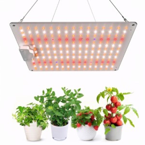 植物育成ライト LED パネル フルスペクトル 600W相当 IR/UV搭載 超薄型 育成ライト 植物の成長促進 高 PPFD を備え 植物 led 高効率 省エ