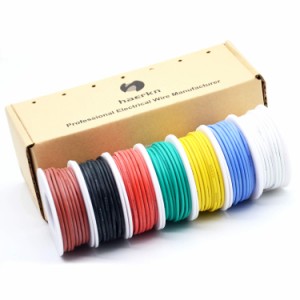 24AWG 7 Color set 電線ケーブル 0.2mm？ソリッドワイヤキット 7色セット 9？/色 錫メッキ銅 DIY用 柔軟 ワイヤーケーブル