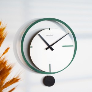 掛け時計 静音 壁時計 小型 連続秒針 北欧 シンプルな壁掛け時計 ユニークなアート掛け時計 装飾やギフトとしての壁掛け時計 振り子時計 