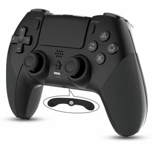 OULEKE PS4 コントローラー 無線 [2024アップグレード版] ps4 ワイヤレス コントローラー 背面ボタン付き マクロ機能 Bluetooth接続 反応