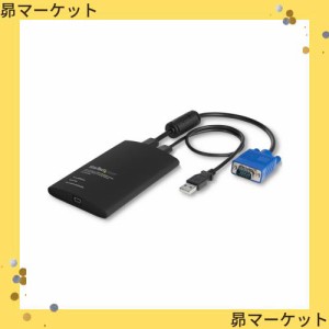 StarTech.com 携帯用KVMコンソールアダプタ ノートパソコンのUSBに接続 ファイル転送/ビデオキャプチャ機能付き NOTECONS02