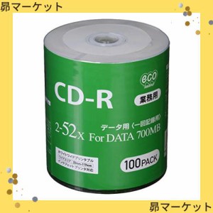 MAG-LAB CD-R CR80GP100_BULK (700MB/100枚/シュリンクecoパック/52倍速)