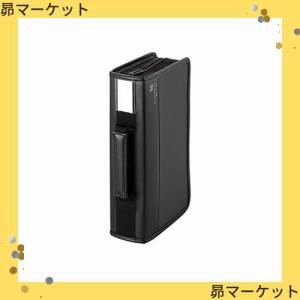 エレコム CD DVD Blu-rayケース ファスナー付 96枚収納 CCD-SSB96BK