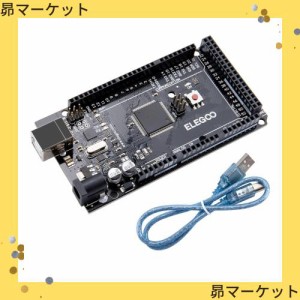 ELEGOO Arduino用 MEGA2560 R3ボード mega2560 MEGA16U2 + USB ケーブル (黒)