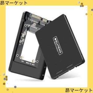 ELUTENG mSATA SSD ケース MSATA 変換アダプタ MSATA to SATA 外付きケース 2.5インチ アダプター 30x50mm アルミ合金殻 高排熱性 SATA 3