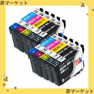 エプソン 対応 RDH-4CL リコーダー Epson 互換インク 10本セット （4BK/2C/2M/2Y） RDH 互換インクカートリッジ PX-048A PX-049A 大容量 