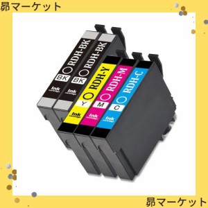 EPSON エプソン 互換インク PX-049A インク RDH-4CL 4色セット+1個ブラック RDHBKL 大容量タイプ（計5個入り）対応機種: PX-048A PX-049A