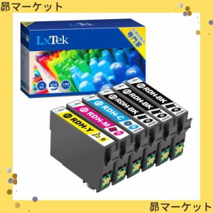 【LxTek】RDH-4CL 互換インクカートリッジ エプソン(Epson)用 RDH リコーダー インク 4色セット+？2本(合計6本) 大容量/説明書付/残量表