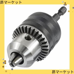 Wolfride 六角軸ドリルチャック 1.5-13mm キードリルチャック 電動ドライバー インパクトドリル 電動ハンマー インパクトドライバー用 電