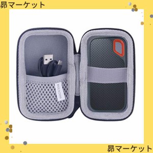 for SanDisk 外付SSD 250GB 500GB 1TB 2TB専用保護 キャリングケース 旅行収納ケース -waiyu JP...