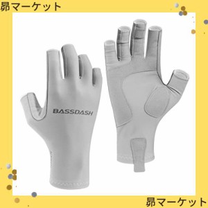 Bassdash(バスダッシュ) 釣り グローブ レディース UPF 50+ UVカット 釣り手袋 日焼け防止 速乾 3/4フィンガー フィッシンググローブ (グ