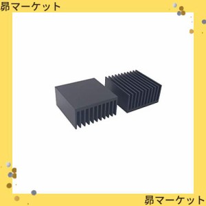 4 個 ヒートシンク40 ×40 ×20 mm 冷却 アルミ ヒートシンクために ペルチェ CPU 回路基板 LED 黒