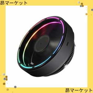 Vetroo CPUクーラー LGA115x用 LGA1200用 RGB 120mmCPUファン 静音 空冷CPUクーラー Intel対応 アルミニューム 修理/交換/DIY仕組み M2