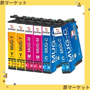 エプソン用 (Epson) MUG-4CL 互換インクカートリッジ マグカップ 互換インク MUG-C MUG-M MUG-Y ×2 カラーインク EW-452A EW-052A 残量