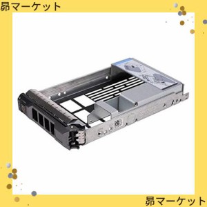 WUYILED 3.5インチハードドライブキャディトレイ Dell PowerEdgeサーバー用 2.5インチHDDアダプター付き NVMe SSD SAS SATAブラケット(KG