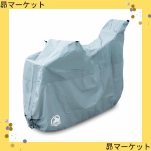 BICYCOVER(バイシカバー) 自転車カバー 子供乗せ 厚手 防水 サイクルカバー (アイスグレー)