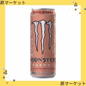 アサヒ飲料 モンスター ウルトラ ピーチーキーン 355ml×24本 [エナジードリンク] [0カロリー]