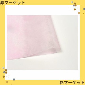 ラッピングペーパー 包装紙 不織布 花束紙 包装 ロール 掛け紙 無地 (LF038 LIGHT PINK)