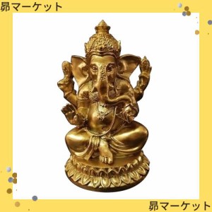 ガネーシャ神様 インドの神様 ゴールド ガネーシャ 象 オブジェ インテリア 開運 金運アップ 商売繁盛 風水グッズ