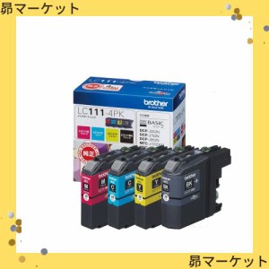 【ブラザー純正】インクカートリッジ4色パック(エコパッケージ) LC111-4PK-E 対応型番:DCP-J957N、DCP-J557N、MFC-J727D/DW 他