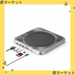 GIISSMO Mac Mini 用 USB Type C ハブ 2.5インチ HDD/SSD ケース 7-in-1ドッキングステーション SATA対応 USB 3.0 / 2.0ポート Micro/SD