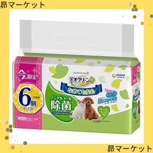 デオクリーン ノンアルコール除菌ウェットティッシュつめかえ用 60枚×6コ