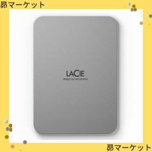 ラシー(LaCie) LaCie 外付けHDD ハードディスク 5TB Mobile Drive Mac/iPad/Windows対応 ムーン・シルバー 3年保証 STLP5000400