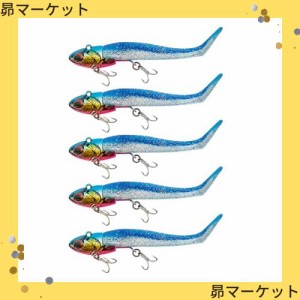 SEAFUN ルアー シーバス ジグヘッド ワーム 16g 22g 28g 予備シャッドワーム付け 本体＋予備ワームセット ヒラメー シーバス 青物対応