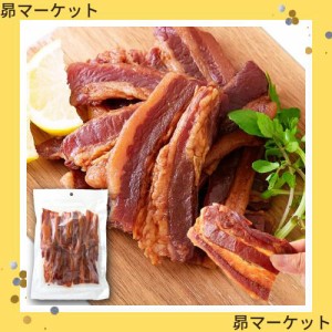 天然生活 炭火焼風豚バラジャーキー (165g) おつまみ おやつ 珍味 ポークジャーキー 炙り 厚切り ビール