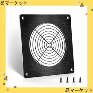 Raonlla ファンガード 120mm アルミ製 12cm USBファン PC ケースファン など用 換気グリル (シングルホール)