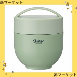 スケーター(Skater) 保温弁当箱 丼型 ランチジャー くすみグリー 540ml LDNC6AG