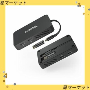 Plugable USB-C HDMI グラフィック変換アダプター モニター 4 台接続可能