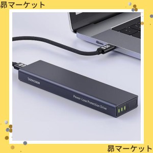 DOCKCASE M.2 NVMe SSD ケース USB3.2 Gen2 接続 ssd エンクロージャー 3秒電源喪失保護(PLP)機能搭載 m.2 nvme ssd ケース