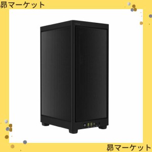 CORSAIR 2000D AIRFLOW Mini-ITX PC ケース [ブラック]- Mini-ITX フォームファクタ - スチールメッシュパネル 小型PCケース CC-9011244-