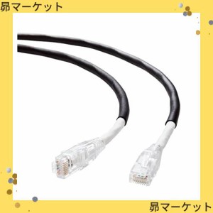 エレコム LANケーブル CAT6A 50m 屋外用 耐候性 cat6a対応 ブラック LD-GPAOS/BK50