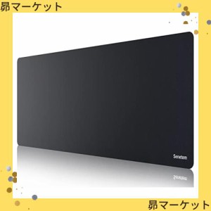 Senetem マウスパッド 超大型 薄型 マウスパッド ゲーミング キーボードパッド マウス パット おしゃれ 900×400mm 滑り止め レーザー＆