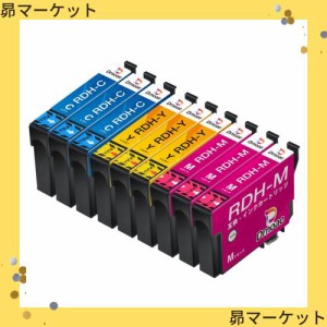 エプソン用 RDH-4CL 互換インク Epson リコーダー 互換インクカートリッジ RDH-C RDH-M RDH-Y ×3 カラーインク PX-048A PX-049A 大容量 